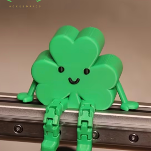 Mini estatua de trebol de la suerte